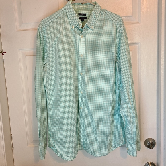 The Gap Men's Classic Long Sleeve Dress Shirt, Size: Large, Color: Green - Picture 2 of 12